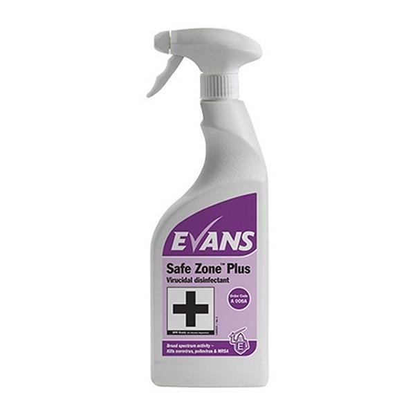 Evans-Safe-Zone-Plus-Disinfectant-750mL-CASE